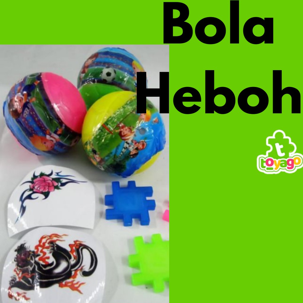 Bola Heboh Berhadiah Isi 20 Pcs Grosir Murah