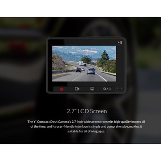 Xiaomi Yi Car Dash Camera Dashcam 1080P Black