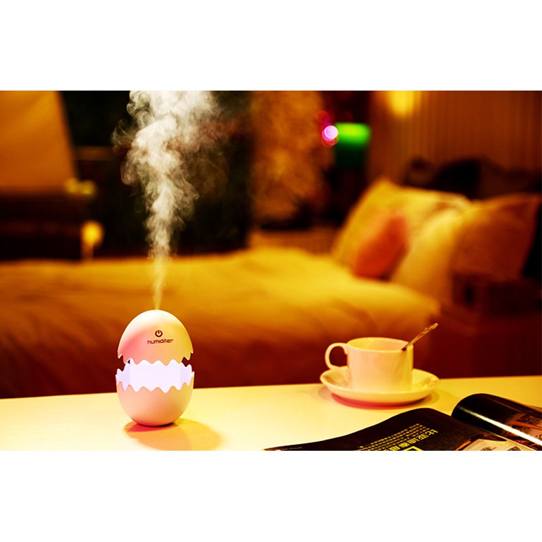 Cracked EGG Humidifier with Night Light LED