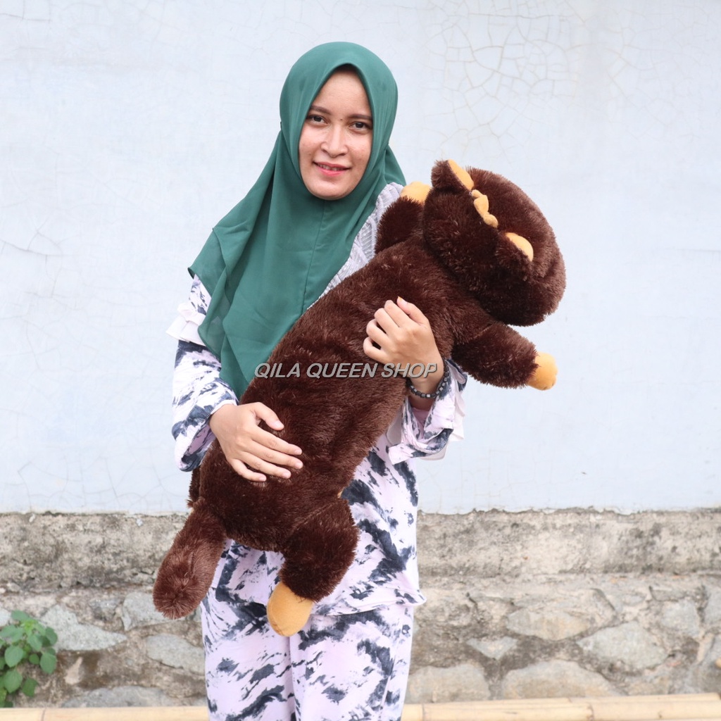 BONEKA GULING KUCING JUMBO, TERLARIS BISA COD
