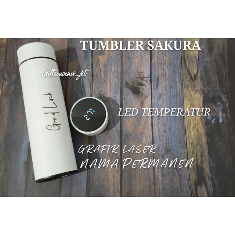 TUMBLER TAHAN PANAS/TUMBLER LED | TUMBLER SMART CUP temperature display