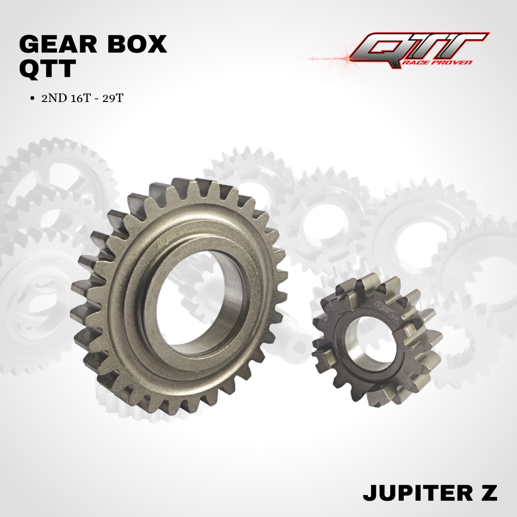 Gear Rasio Gear box QTT Jupiter z 2ND 16T - 29T