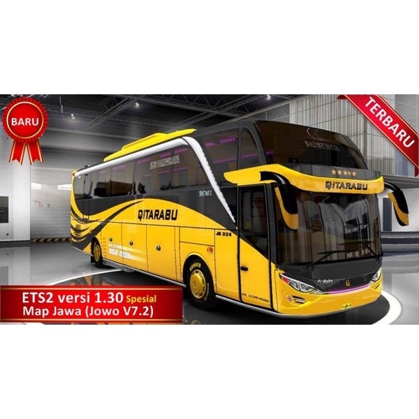 Game Bus Truk ETS2 1.30 Map Jawa V7.2 Indonesia PC Laptop