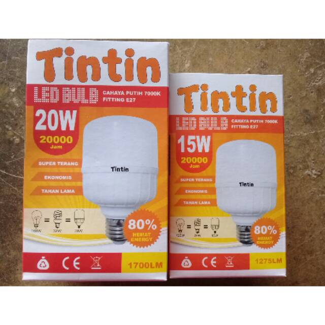 Lampu capsul tintin 15 watt