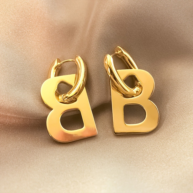 Anting Bentuk B Bahan titanium steel