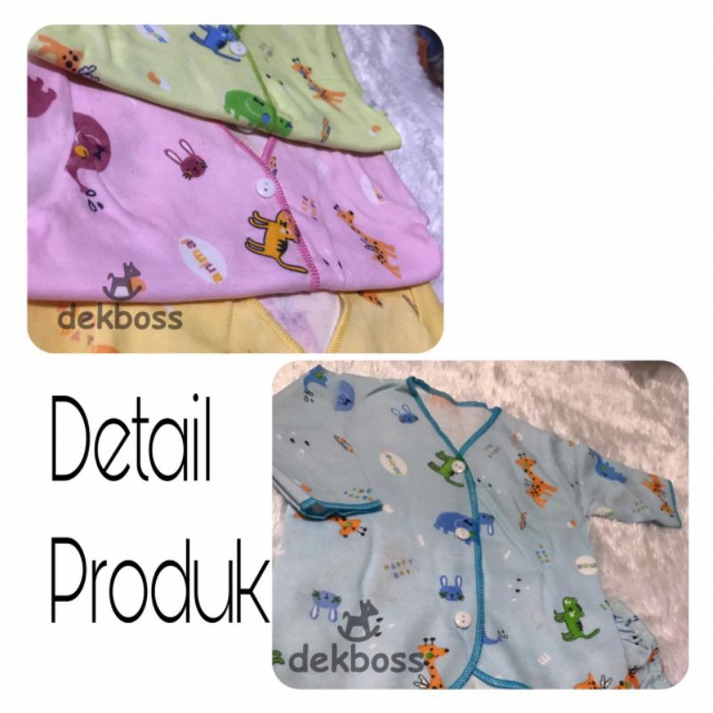 [BISA PILIH MOTIF] PART.2 Setelan baju tidur bayi newborn laki laki perempuan pakaian bayi baru lahir