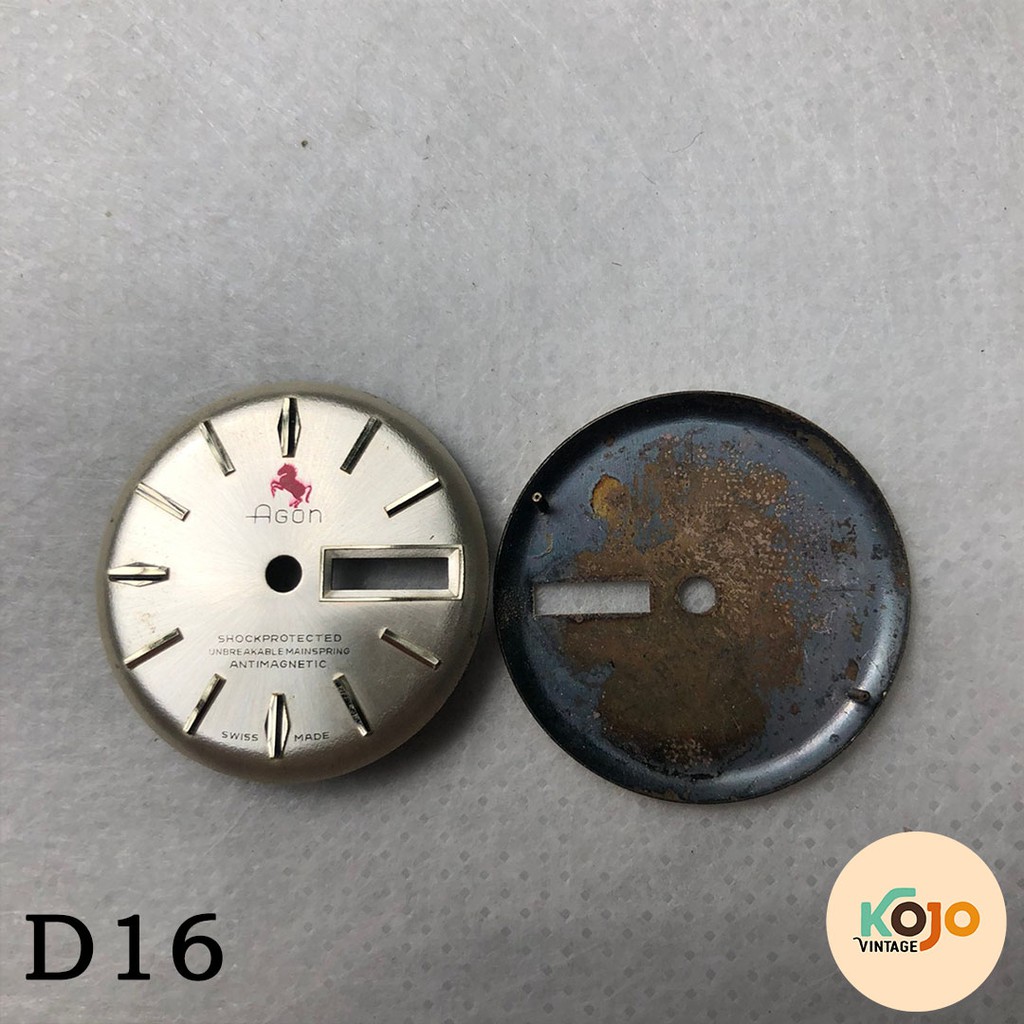 Original Dial Jam Tangan Pria Antik Jadul Vintage Langka Agon Premium Kekinian