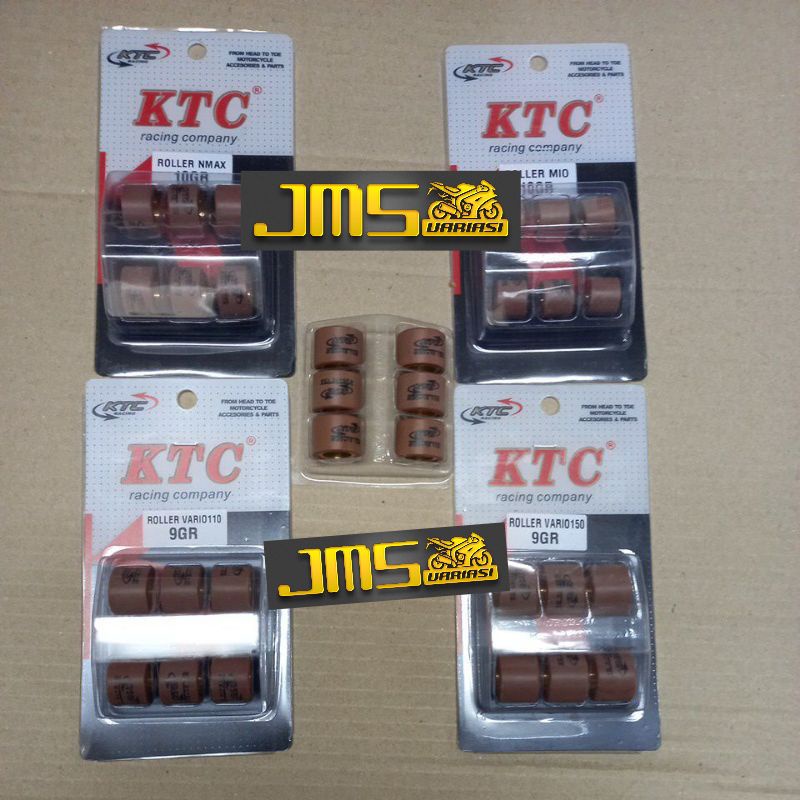 paketan per cvt dan per ganda/sentri plus roller ktc racing mio beat vario 125/150 pcx nmax aerox