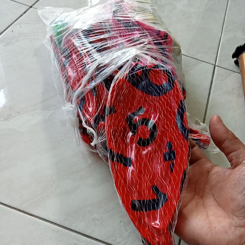 Bola Karet Motif Angka