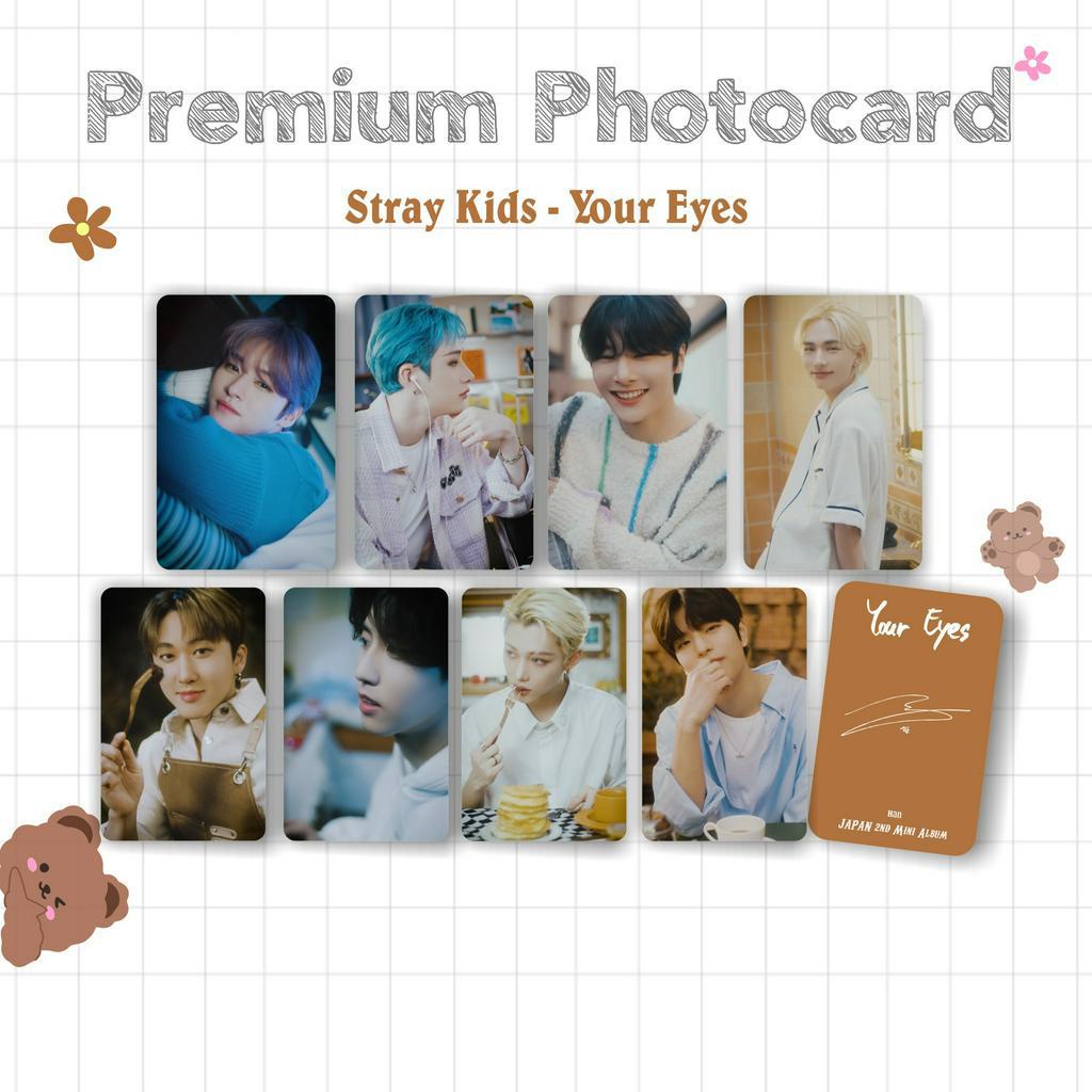 PC PHOTOCARD PREMIUM STRAY KIDS - MANIAC - YOUR EYES - CIRCUS - 5 stars