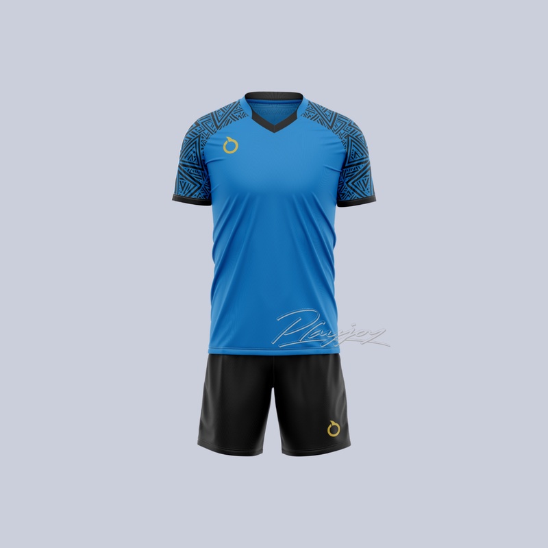 Kaos Jersey Bola Futsal Baju dan Celana Setelan 1 Set Pakaian Olahraga Pria Wanita Baju Badminton