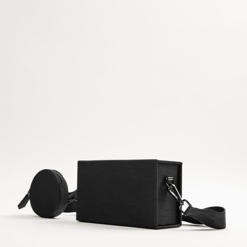 12.12 SALE | ZRA MAN RIGID MINI DUO CROSSBODY BAG INCLUDE BOX