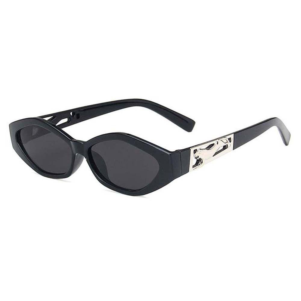 Mxbeauty Kacamata Wanita Fashion Untuk Pria Anti UV Motif Leopard UV400 Kacamata Matahari Bingkai Kecil Rectangle Sunglasses