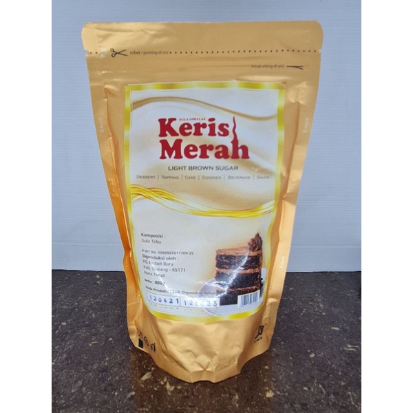 

Brown Sugar Keris Merah Lite (creamy)