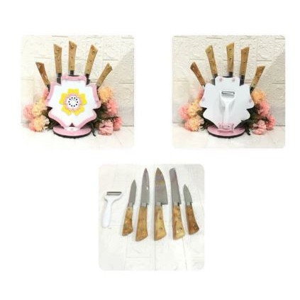 PISAU SET ISI 6 PCS/PISAU DAPUR