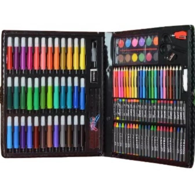 

150 pcs pensil warna alat tulis set crayon Art set 150