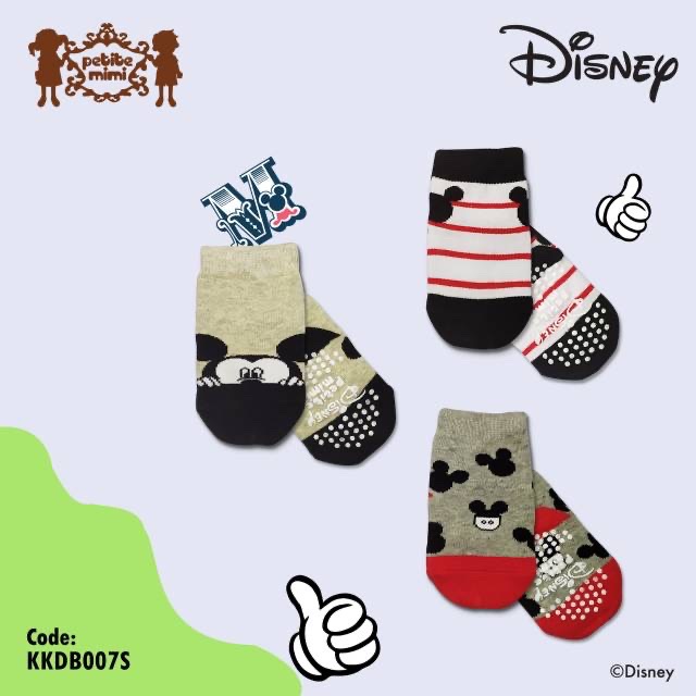 Kaos Kaki Disney Series Petite Mimi set isi 3 - kaos kaki anak lucu