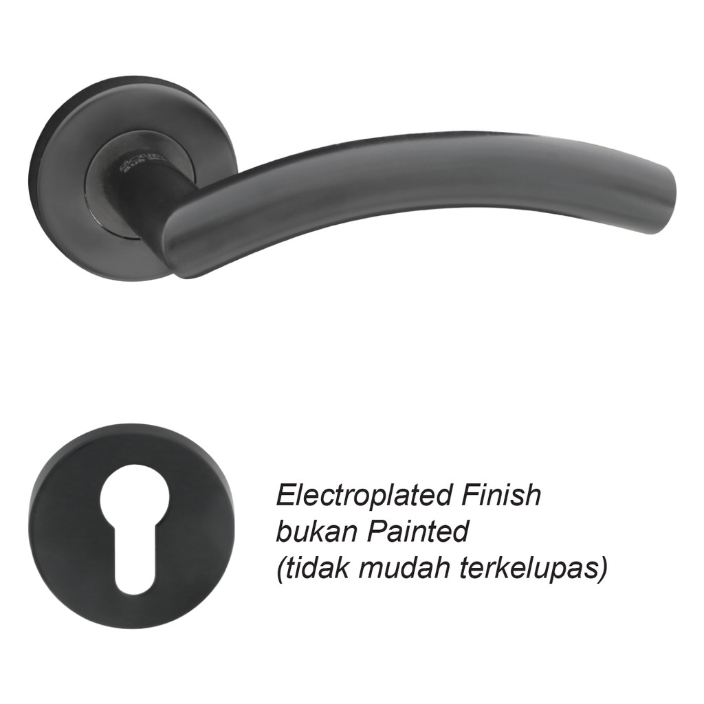 Solid Lever Handle Hre 61.44 Bl