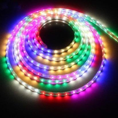 ♚ MTE Lampu LED STRIP SELANG 2835 10M 220V OUTDOOR RGB ⇳