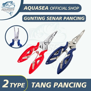 AQUASEA - Tang Gunting Kail Pancing Stainless Steel Fishing Hook Remover 2 Color 12cm Bahan Stainless