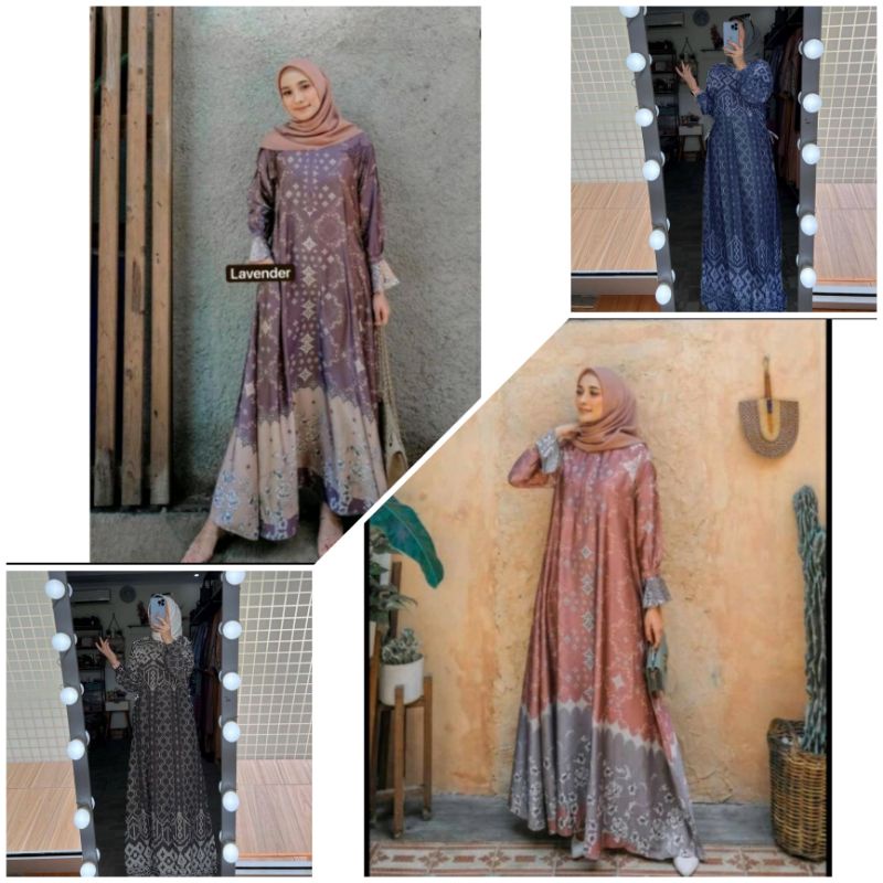 Gamis Dior Silk Premium Gamis Busui / Gamis Terbaru / Gamis Maxmara / Batik