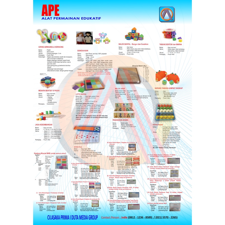 MENJUAL BKB Kit BKKBN 2020 (Bina Keluarga Balita) + APE KIT BKKBN 2020
