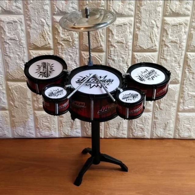 Mainan Mini Drum Set Esukasi - Paket Alat Musik Pukul Anak Edukatif