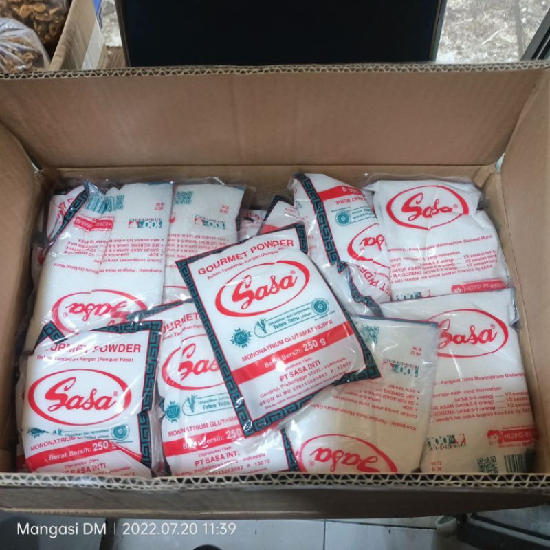 ❤️GROSIR❤️ SASA MICIN 250 GRAM 1 DUS (48 PCS X 250 GR)