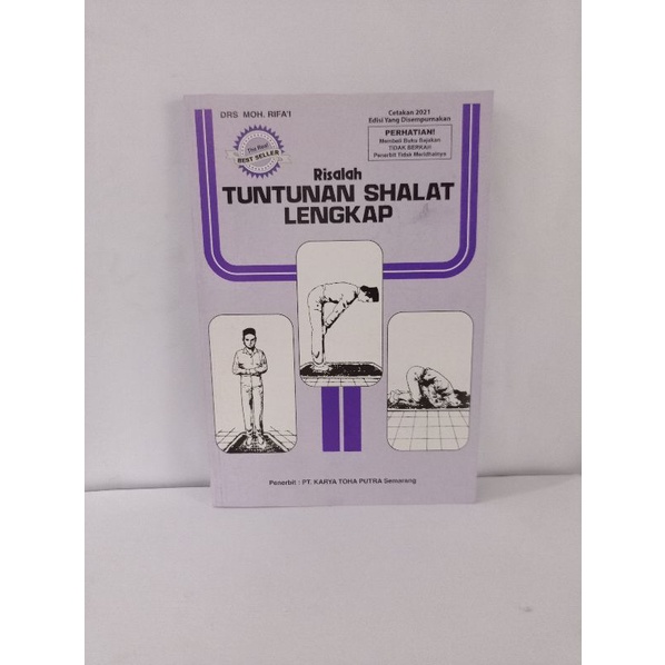 

risalah tuntunan shalat lengkap uk 14x20 cm
