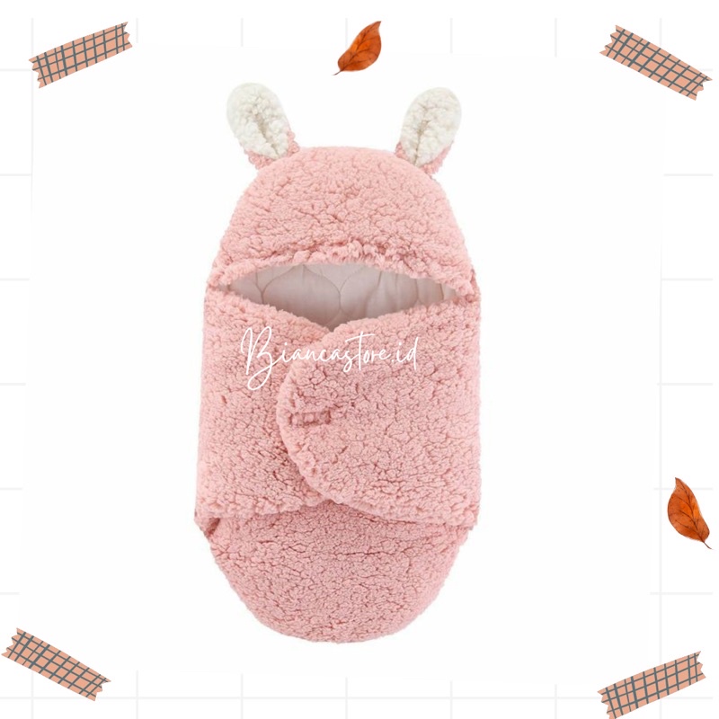 Selimut Bayi Topi Boneka 0-8 Bulan Selimut Bayi Baru Lahir  Selimut Bayi Karakter  Selimut Bulu Bayi  Selimut  Karakter  Bedong Bayi Instan   Blanket Bayi