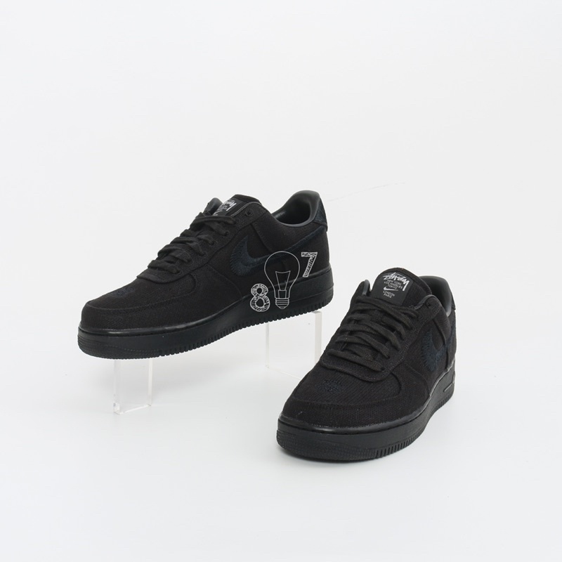 Air Force 1 Low Stussy Triple Black