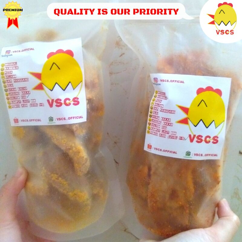 

VSCS Crispy Chicken Skin/BIG SIZE/Kulit Ayam/Snack/Keripik/Cemilan