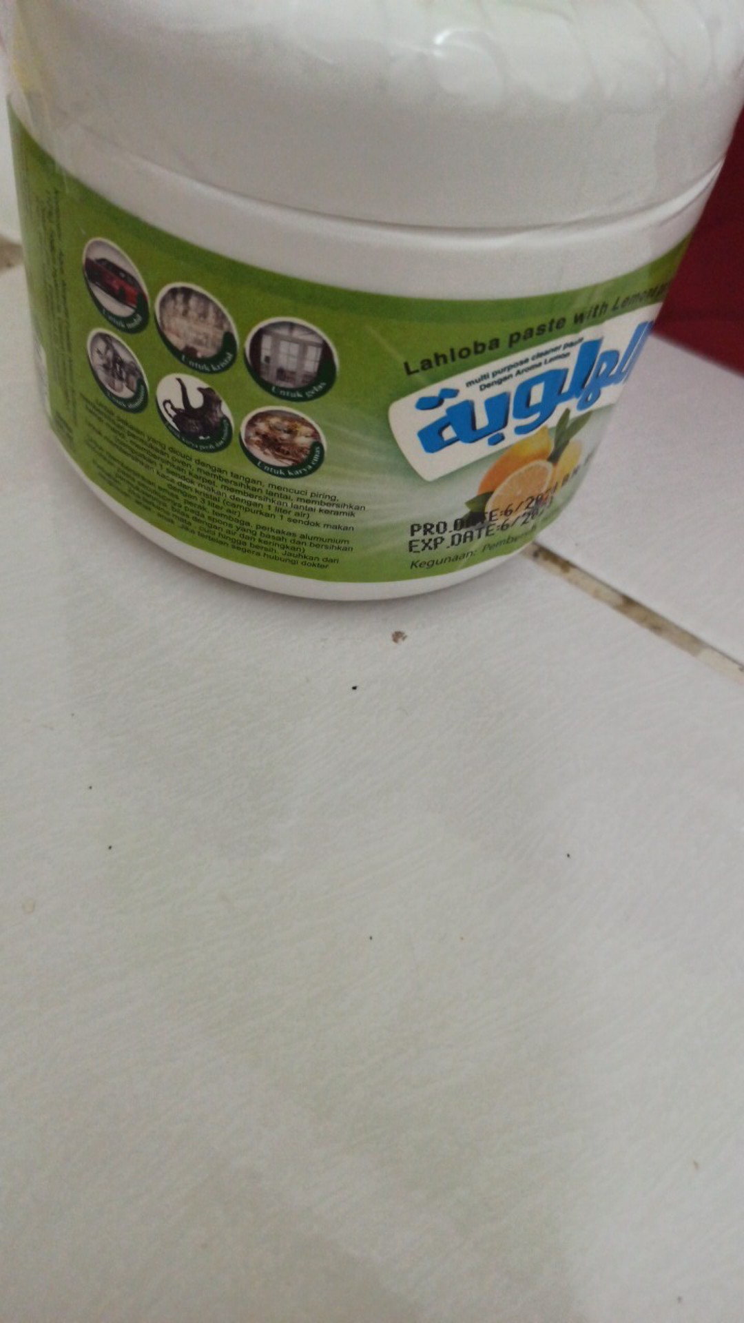 Pembersih Kerak Karat Panci Wajan Serbaguna Kompor Original Murah Ampuh Power Black Myway Hitam