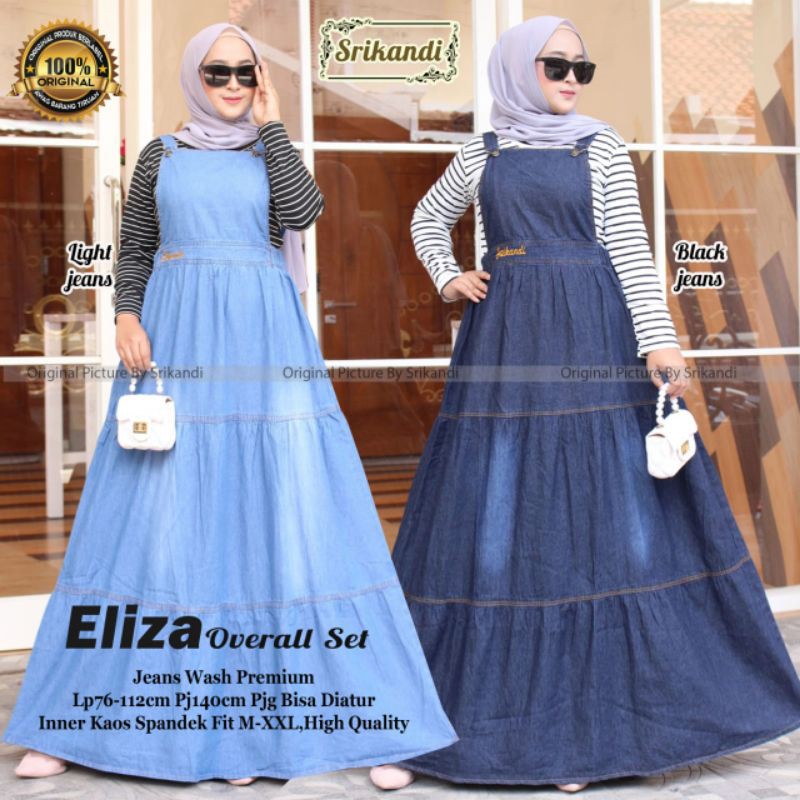 Eliza overall set jeans by srikandi