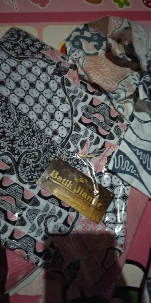 Tey-17 Batik Wanita Asj Sa Hrb026 Kenongo Kemeja Tosca Pendek