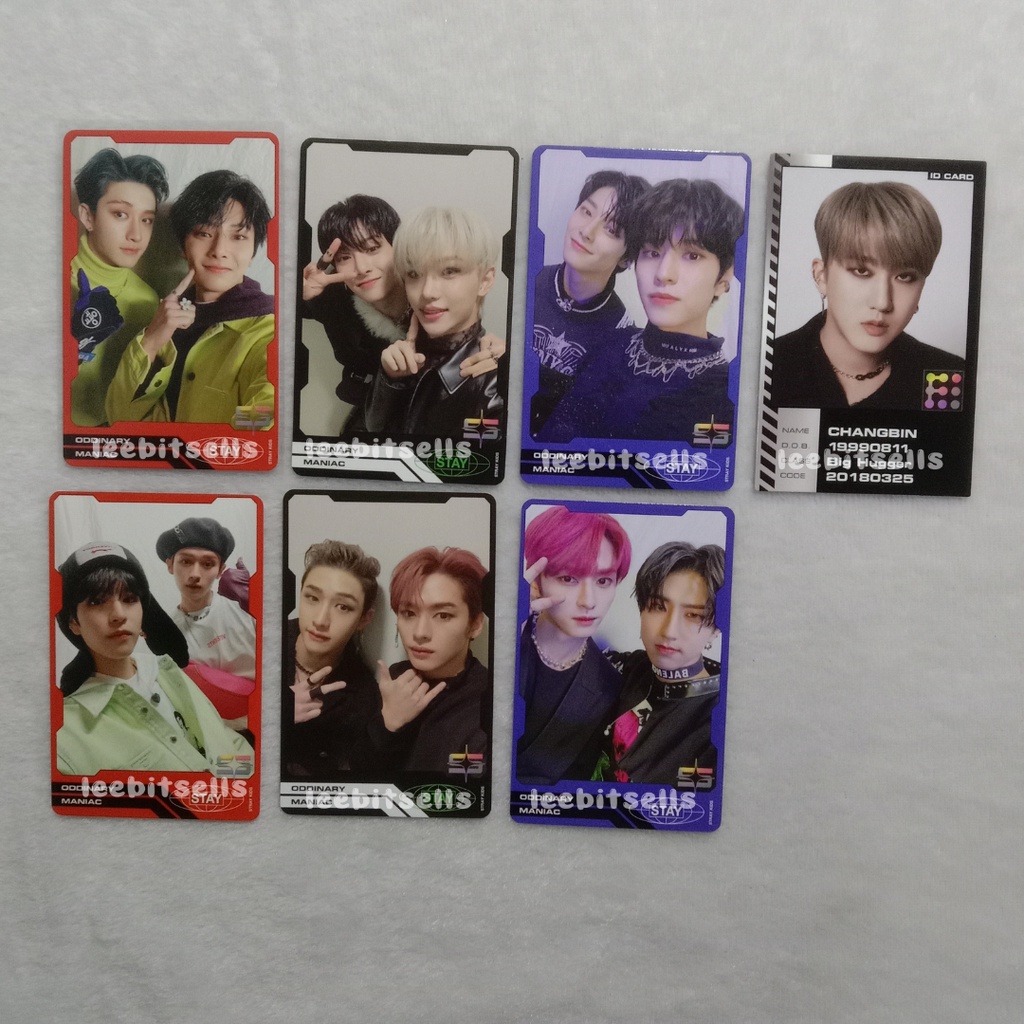Bundle Lee Know Han Minsung TC Trading Card Oddinary Stray Kids (baca deskripsi)
