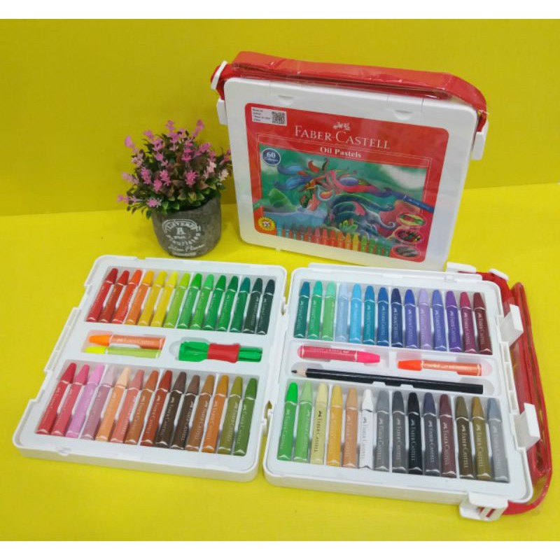 

FABER CASTELL CRAYON HEXAGONAL OIL PASTEL 60 PCS PLASTIC BAG