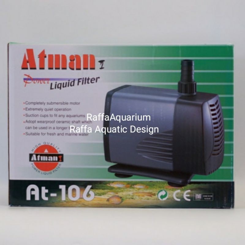 Atman AT 106 Pompa Celup Filter Kolam Aquarium Atman 106