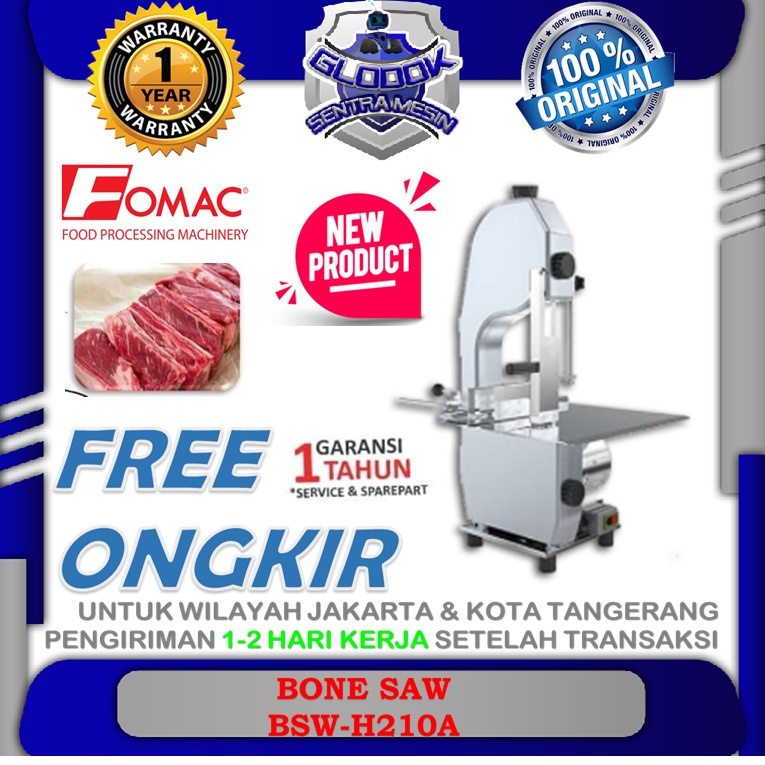 Jual Mesin Pemotong Daging Beku Ikan Dan Tulang Bone Saw Bsw H210a