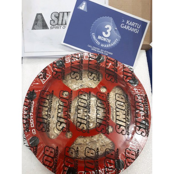 gear set sinnob cbr 150 lokal k45 premium all new cb150r premium