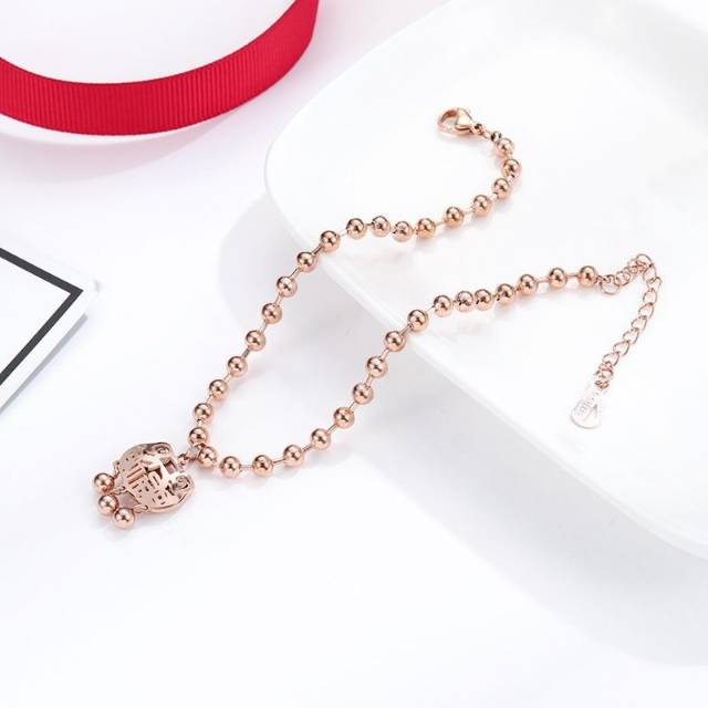Gelang Kaki Titanium Anti Pudar Model Kodok