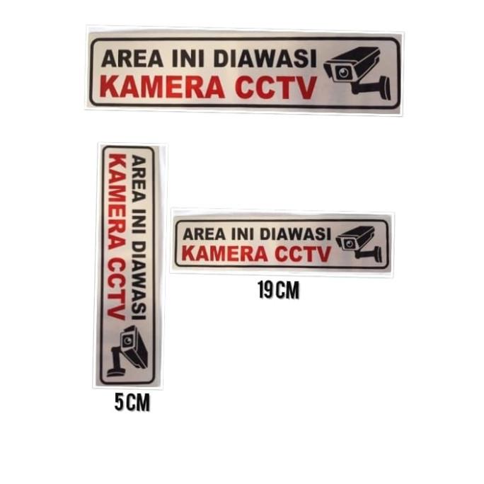 

stiker sticker Label CCTV stiker sticker warning petunjuk mells-st11 Berkualitas