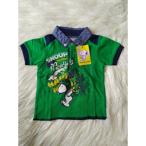 Snoopy Baby / Kaos Snoopy Baby / Baju Polo Snoopy Baby / Baju Snoopy Baby / Baju Bayi Snoopy / Kaos 