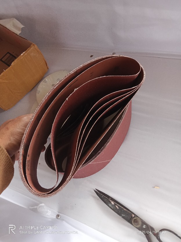 Kertas Pasir Amplas Sander 4 X 24cm 4x24cm Grit 180 Halus Ekamant