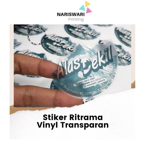 

Stiker Ritrama Transparan / Permeter