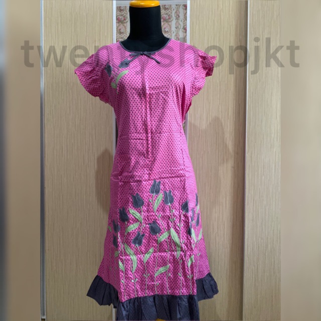DASTER PENDEK MEREK OMAH DASTER EVA  SIZE L