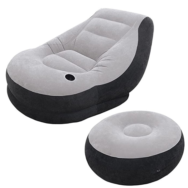 SOFA ANGIN INTEX ULTRA LOUNGE WITH OTTOMAN