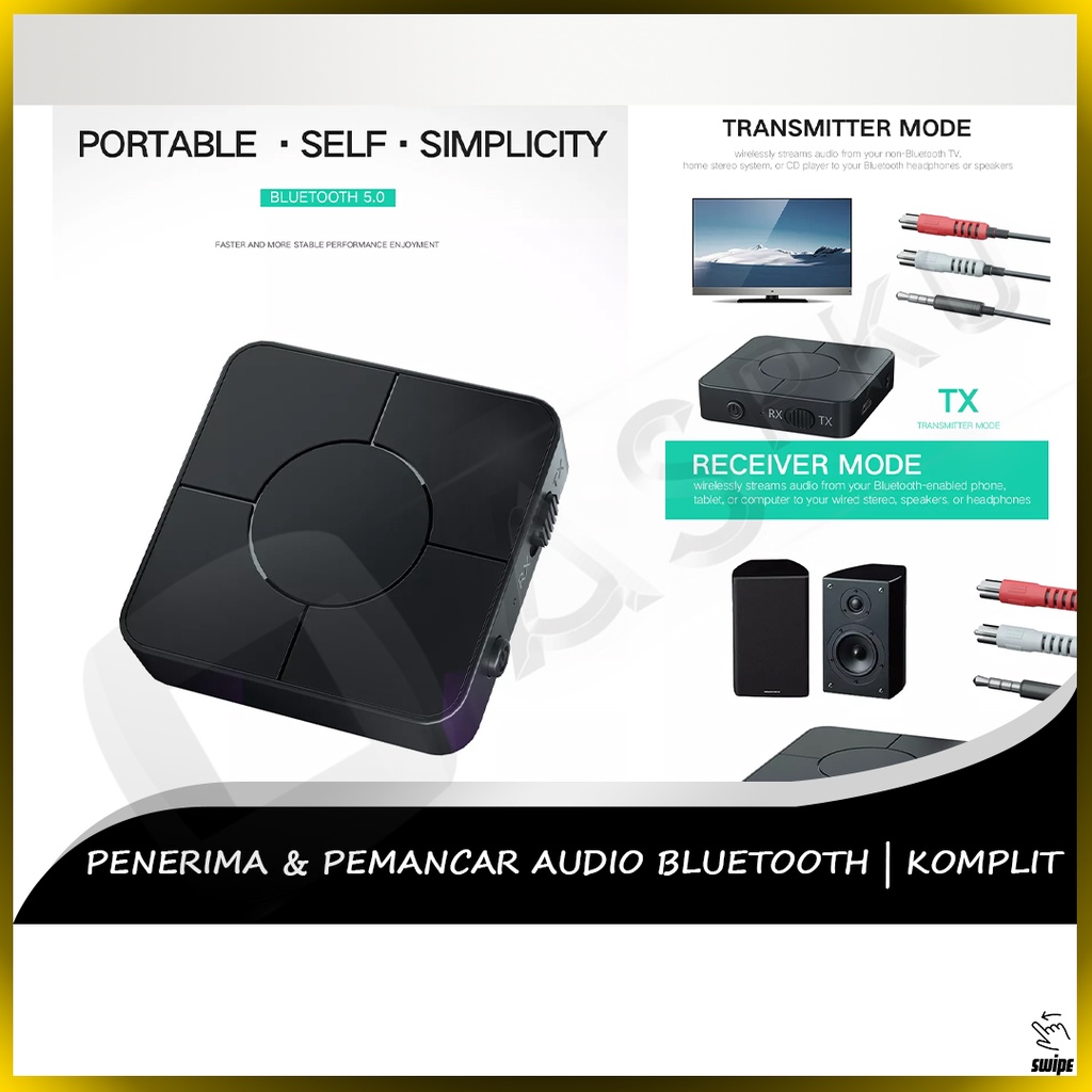 Jual Audio Bluetooth Receiver & Transmitter 2in1 Mengubah Penerima ...