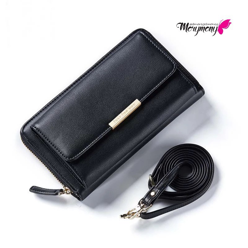 DOMPET KOREA MURAH-MORYMONY DOMPET HAMLE - Dompet Lipat Wanita (Free Tali Panjang)