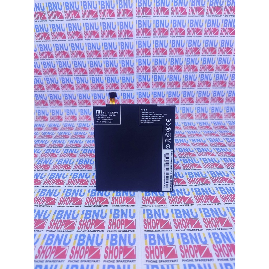 Battery Batre Batrei Baterai Xiaomi Mi3 Mi 3 BM31 BM-31 ORIGINAL